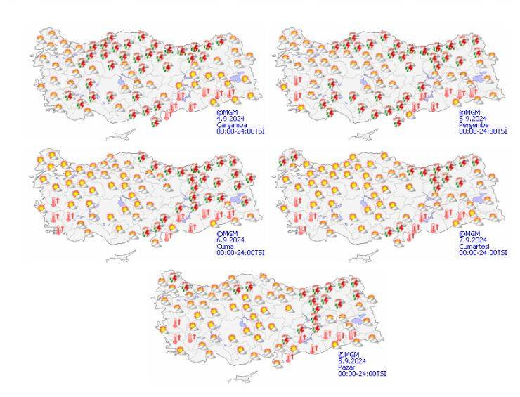 Meteoroloji saat verip 13 ili uyardı! Gök gürleyecek, sağanak vuracak - Resim: 16